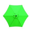 Living Accents 7.5 ft. Tiltable Hunter Green Market Umbrella UM75BKOBD354